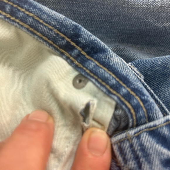 Carbon2Cobalt Mens SZ 35x32 Cotton Faded Button Fly Denim Straight Leg Jeans - Picture 13 of 16